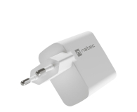 Natec RIBERA GAN 1X USB-A + 1X USB-C 65W BIAŁA - 1480433 - zdjęcie 4
